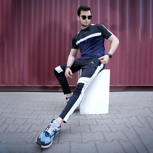 Men’s Black/Navy Dri-Fit Summer Tracksuit
