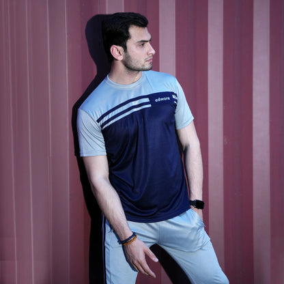 Special Edition – Grey/Navy Blue Tracksuit