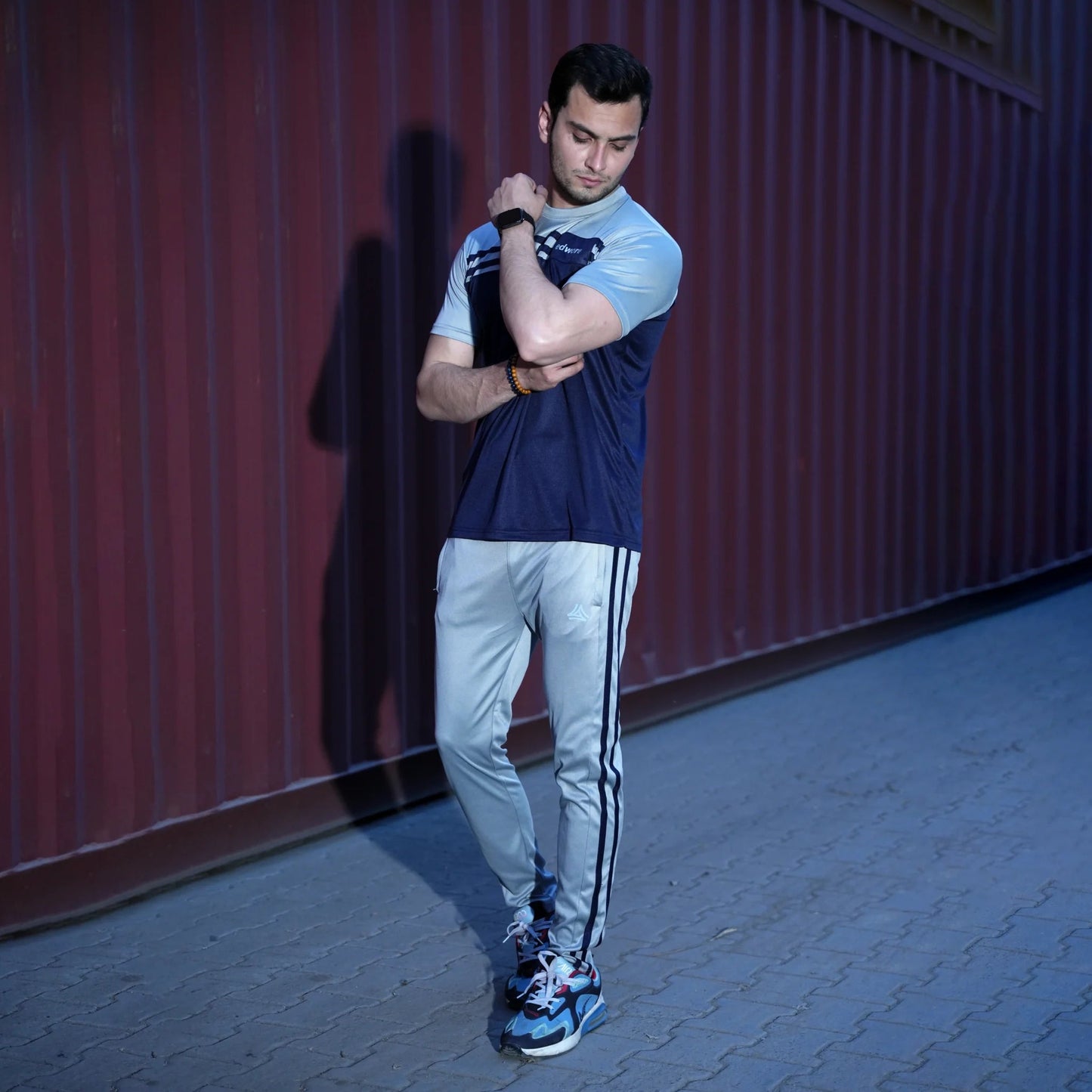 Special Edition – Grey/Navy Blue Tracksuit