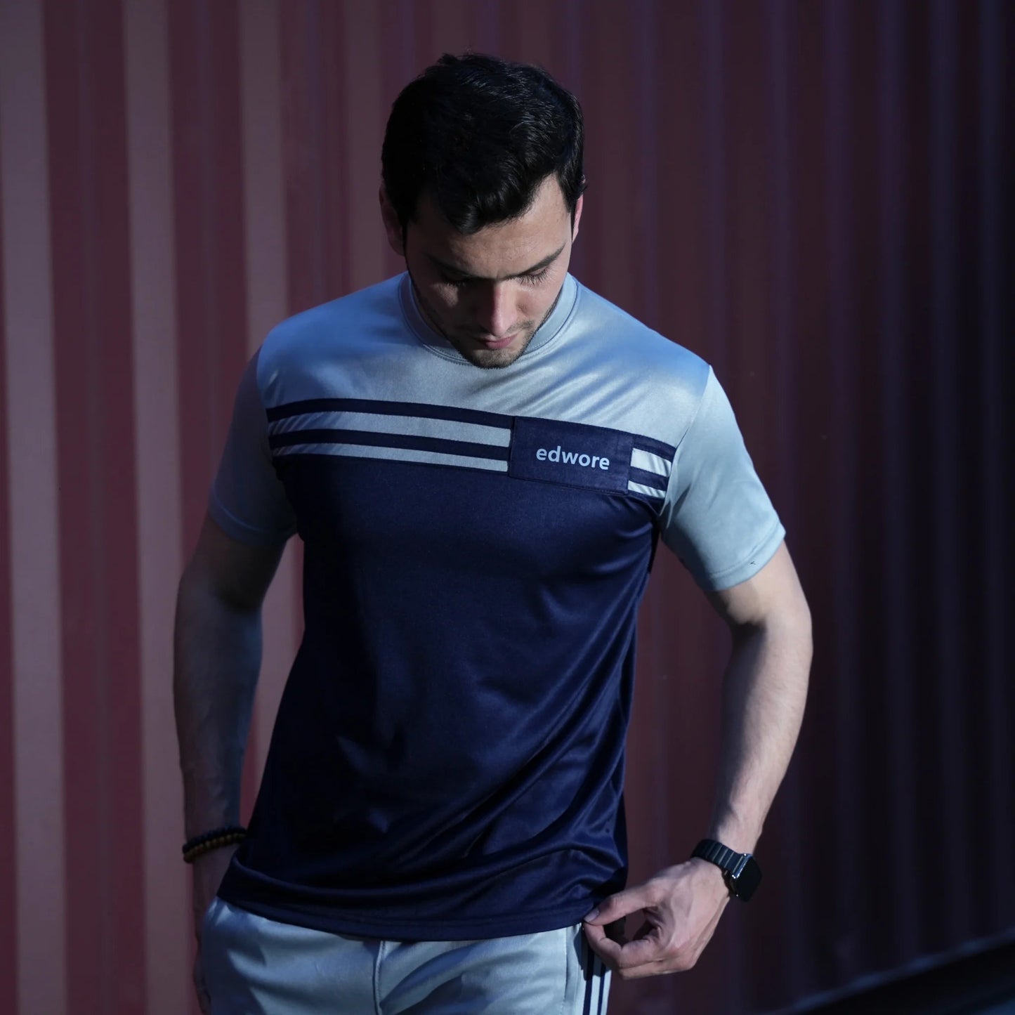 Special Edition – Grey/Navy Blue Tracksuit