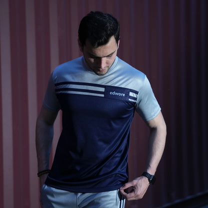 Special Edition – Grey/Navy Blue Tracksuit